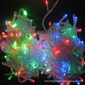 RGB LED String Lights with 10 Meters/Set and Each String Can be Connected 6W/String